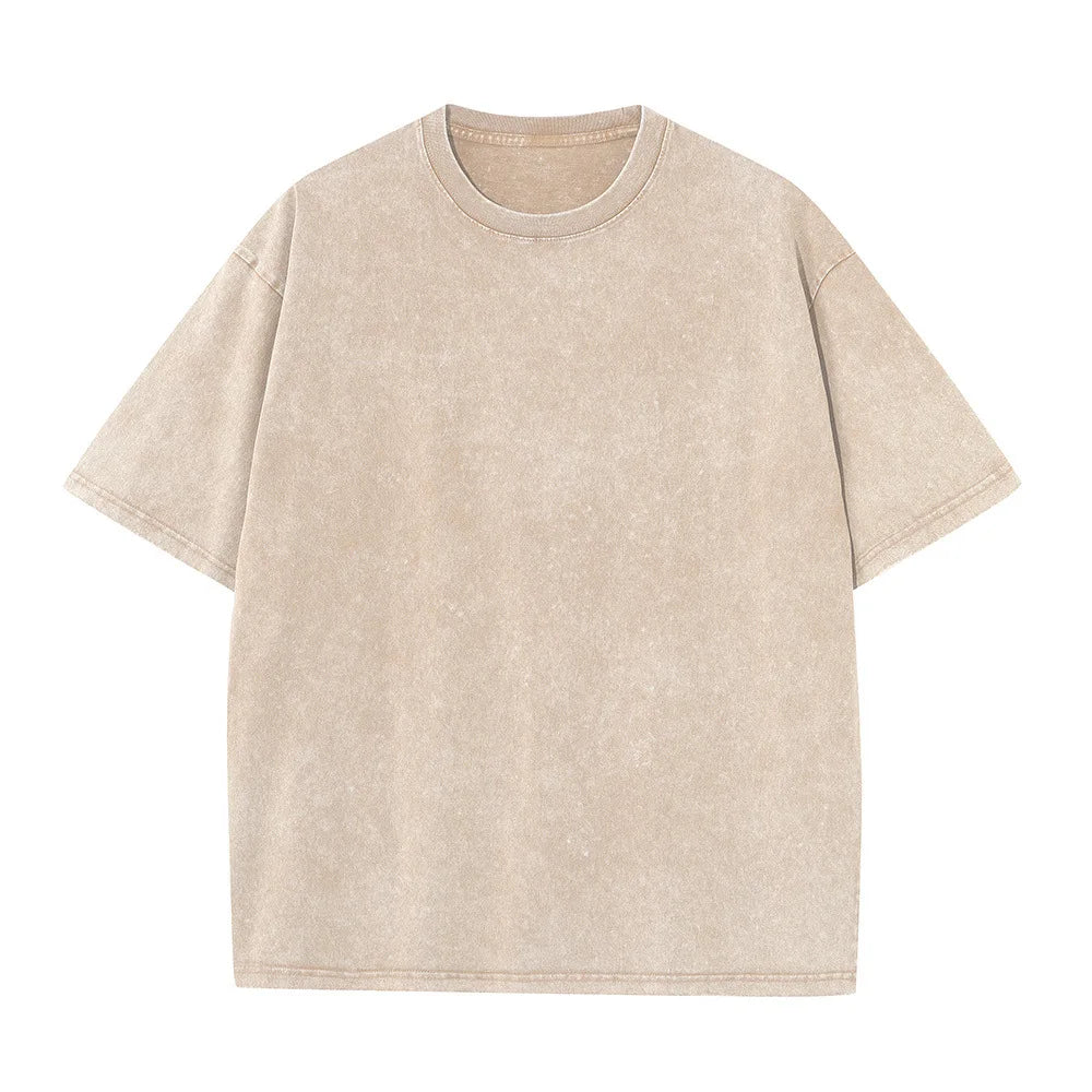 Men’s Oversized Washed Cotton T-Shirt