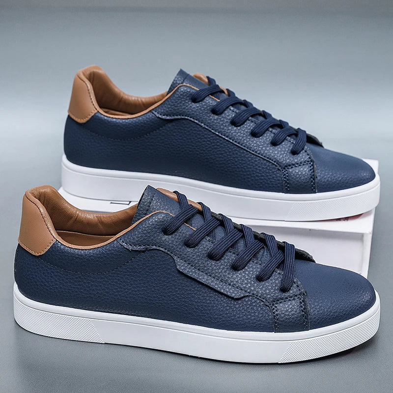 Men’s Casual Leather Sneakers for Everyday Wear