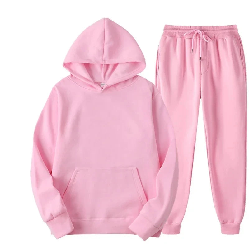 Casual Hoodie and Jogger Two-Piece Set