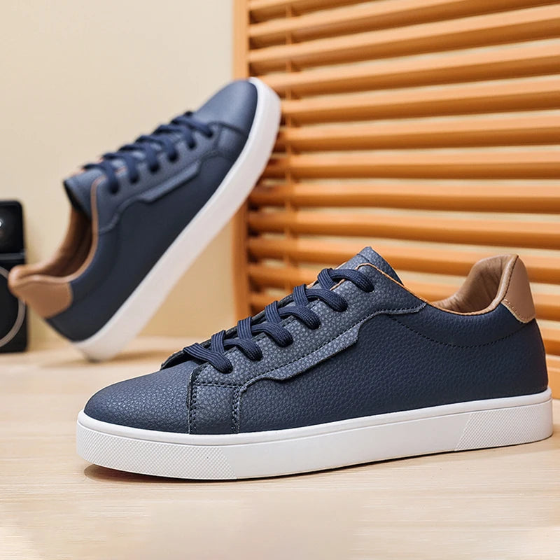 Men’s Casual Leather Sneakers for Everyday Wear