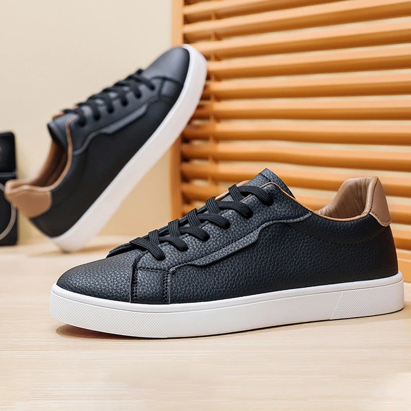 Men’s Casual Leather Sneakers for Everyday Wear