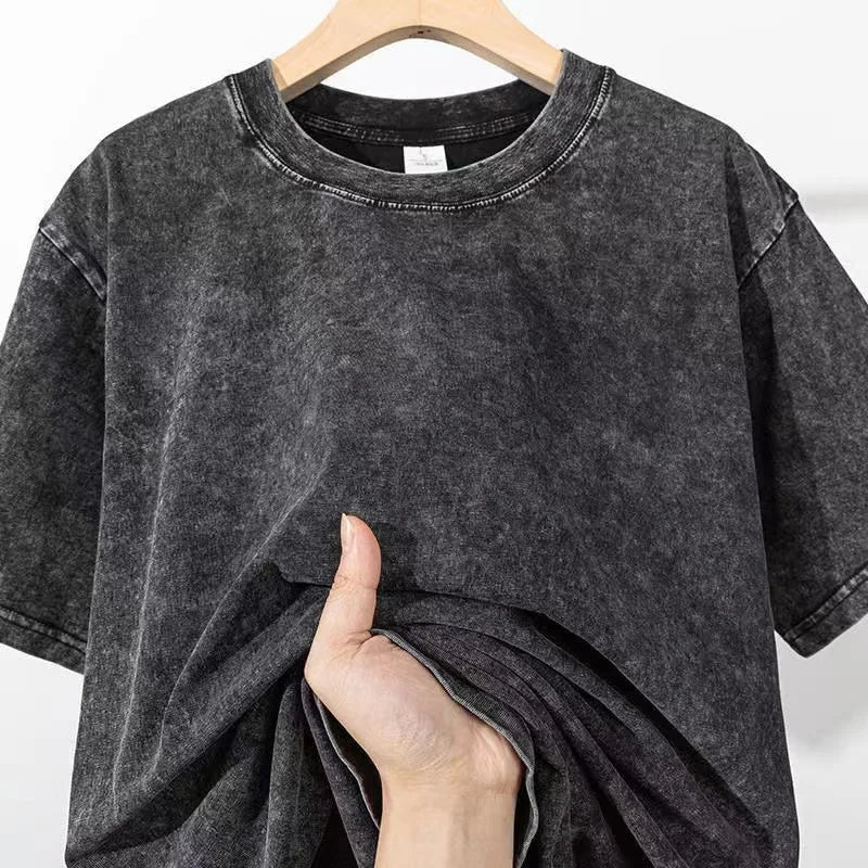Men’s Oversized Washed Cotton T-Shirt