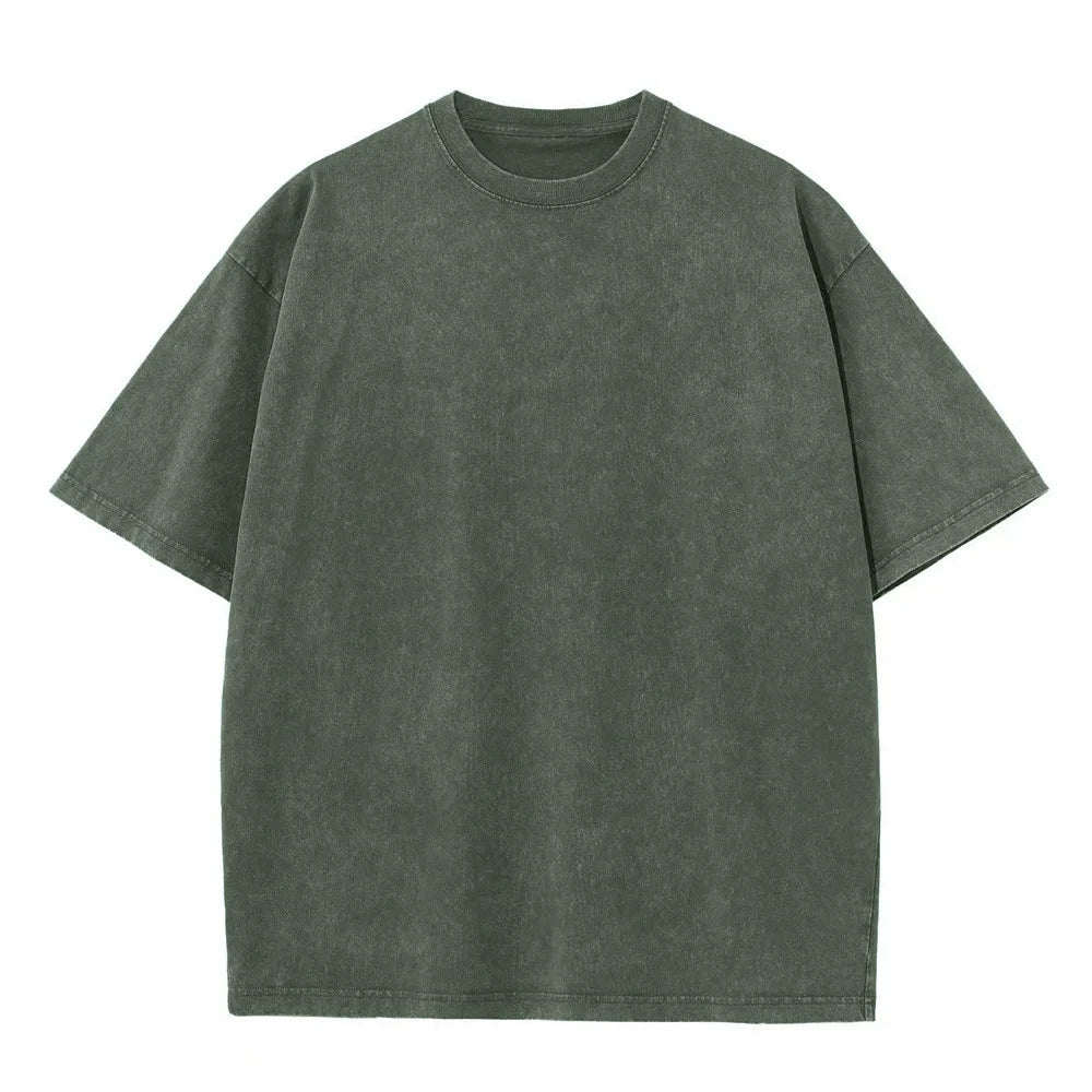Men’s Oversized Washed Cotton T-Shirt
