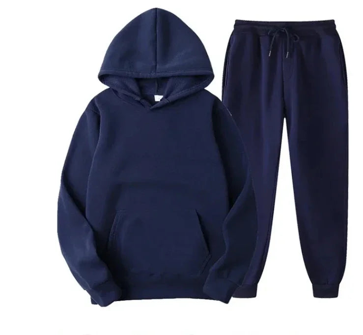 Casual Hoodie and Jogger Two-Piece Set