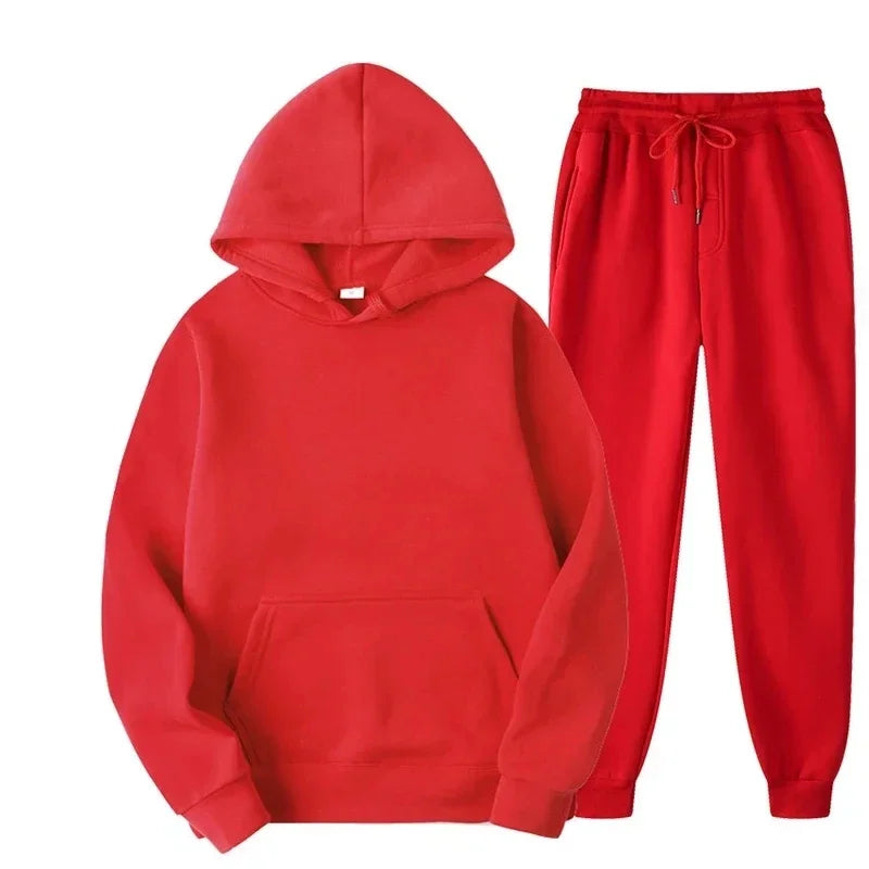 Casual Hoodie and Jogger Two-Piece Set