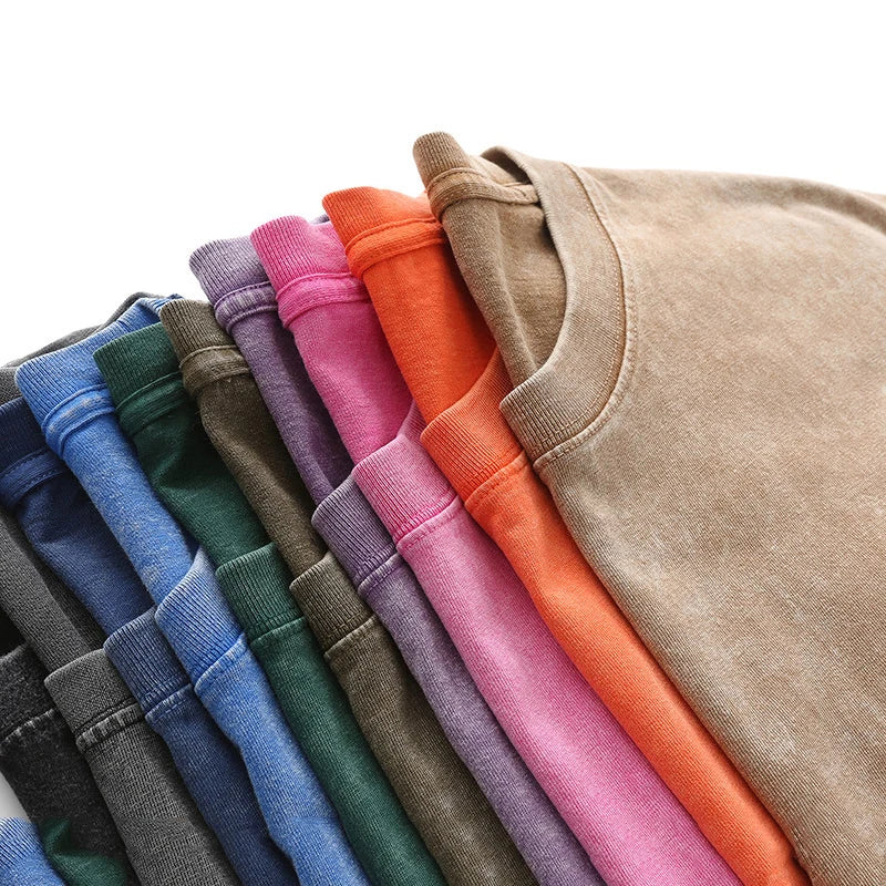 Men’s Oversized Washed Cotton T-Shirt